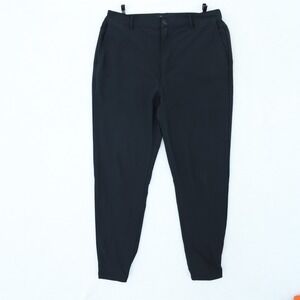 Cuts Clothing AO Jogger Men's Large Black Stretch Tapered Leg Elastic Waist Pant